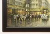 Paris Boulevard Vintage Original Oil Painting Signed 55" (6)