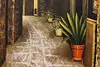 Street Scene in Orte Italy Vintage Original Oil Painting 80" (9)