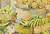 Tropicana Fruit Vintage Original Oil Painting Cajko 47" (2)