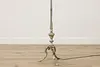 Victorian Antique Brass Chairside Bridge Floor Reading Lamp (5)