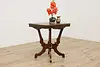 Victorian Antique Walnut & Ash Parlor, Entry or Center Table (2)