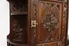 Victorian Antique Carved Jewelry Chest Medicine Cabinet (10)