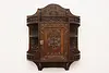 Victorian Antique Carved Jewelry Chest Medicine Cabinet (6)