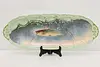 French Limoges Antique Hand Painted 7 Piece Fish Serving Set (4)