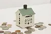 Victorian Antique Painted Cast Iron Coin Bank House (2)