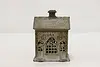 Victorian Antique Painted Cast Iron "Bank" Coin Bank (3)