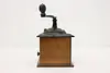 Farmhouse Antique Mahogany & Iron Coffee Mill or Grinder (7)