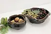 Glazed Art Pottery Vintage Centerpiece Bowl, Mackenzie (2)