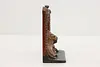 Guardian Lion Antique Painted Cast Iron Bookend (7)