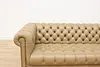 Chesterfield Vintage Tufted Leather Sofa or Couch (4)