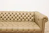 Chesterfield Vintage Tufted Leather Sofa or Couch (5)