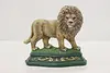 King of the Jungle Vintage Iron Lion Door Stop Sculpture (3)