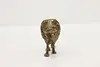 Brass Vintage Roaring Lion Sculpture (4)