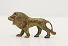 Brass Vintage Roaring Lion Sculpture (5)