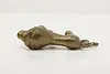 Brass Vintage Roaring Lion Sculpture (7)