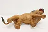 Roaring Lion Vintage Painted Leather Sculpture (9)