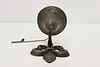 French Fleur de Lis Antique Patinated Iron Wall Door Bell (6)