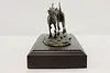 Wild Mustang Horses Bronze Sculpture on Walnut Base Shoop (6)