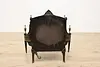 Fireplace Antique Embossed Iron Gas Insert, Humphrey (6)