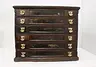 Victorian Antique General Store Jewelry Chest Spool Cabinet (7)