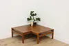 Midcentury Modern Vintage Teak Corner Coffee Table, Stuart (2)