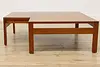 Midcentury Modern Vintage Teak Corner Coffee Table, Stuart (5)