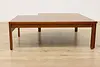 Midcentury Modern Vintage Teak Corner Coffee Table, Stuart (6)