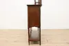 Art Nouveau Antique Carved Mahogany Etagere Display or Bar (12)