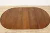 Midcentury Modern Vintage Walnut Dining Game Table Opens 80" (4)