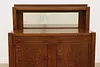 Arts & Crafts Mission Oak Antique Buffet, Sideboard or Bar (8)