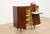 Midcentury Modern Vintage Rosewood Bar Cabinet or Sideboard (6)