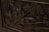 Chinese Teak Vintage Trunk or Chest, Carved Warriors, Medan (17)