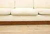 Midcentury Modern Vintage Danish Sofa or Couch, Teak Base (10)