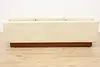 Midcentury Modern Vintage Danish Sofa or Couch, Teak Base (13)