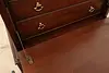 Georgian Vintage Mahogany Silver or Jewelry Chest, Hickory (18)