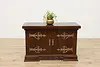 Renaissance Vintage Oak Dutch TV Hall Console (3)