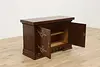 Renaissance Vintage Oak Dutch TV Hall Console (5)