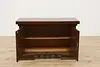 Renaissance Vintage Oak Dutch TV Hall Console (6)