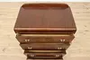 Art Deco Vintage Waterfall Tall Chest Dresser Bakelite Pulls (5)