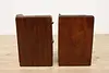 Pair Art Deco Waterfall Nightstands or End Tables Kroehler (11)