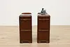 Pair Art Deco Waterfall Nightstands or End Tables Kroehler (2)