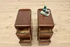 Pair Art Deco Waterfall Nightstands or End Tables Kroehler (4)