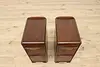 Pair Art Deco Waterfall Nightstands or End Tables Kroehler (5)