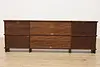 Midcentury Modern Vintage Bookcase, TV Console or Bar, Reens (13)