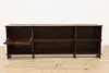 Midcentury Modern Vintage Bookcase, TV Console or Bar, Reens (5)