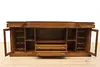 Traditional Rosewood & Burl Front & Back Bar Set Granite Top (30)