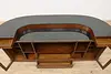 Traditional Rosewood & Burl Front & Back Bar Set Granite Top (31)