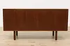 Midcentury Modern Vintage Danish Credenza TV Console Bar (11)