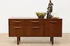 Midcentury Modern Vintage Danish Credenza TV Console Bar (2)