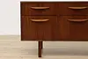 Midcentury Modern Vintage Danish Credenza TV Console Bar (8)